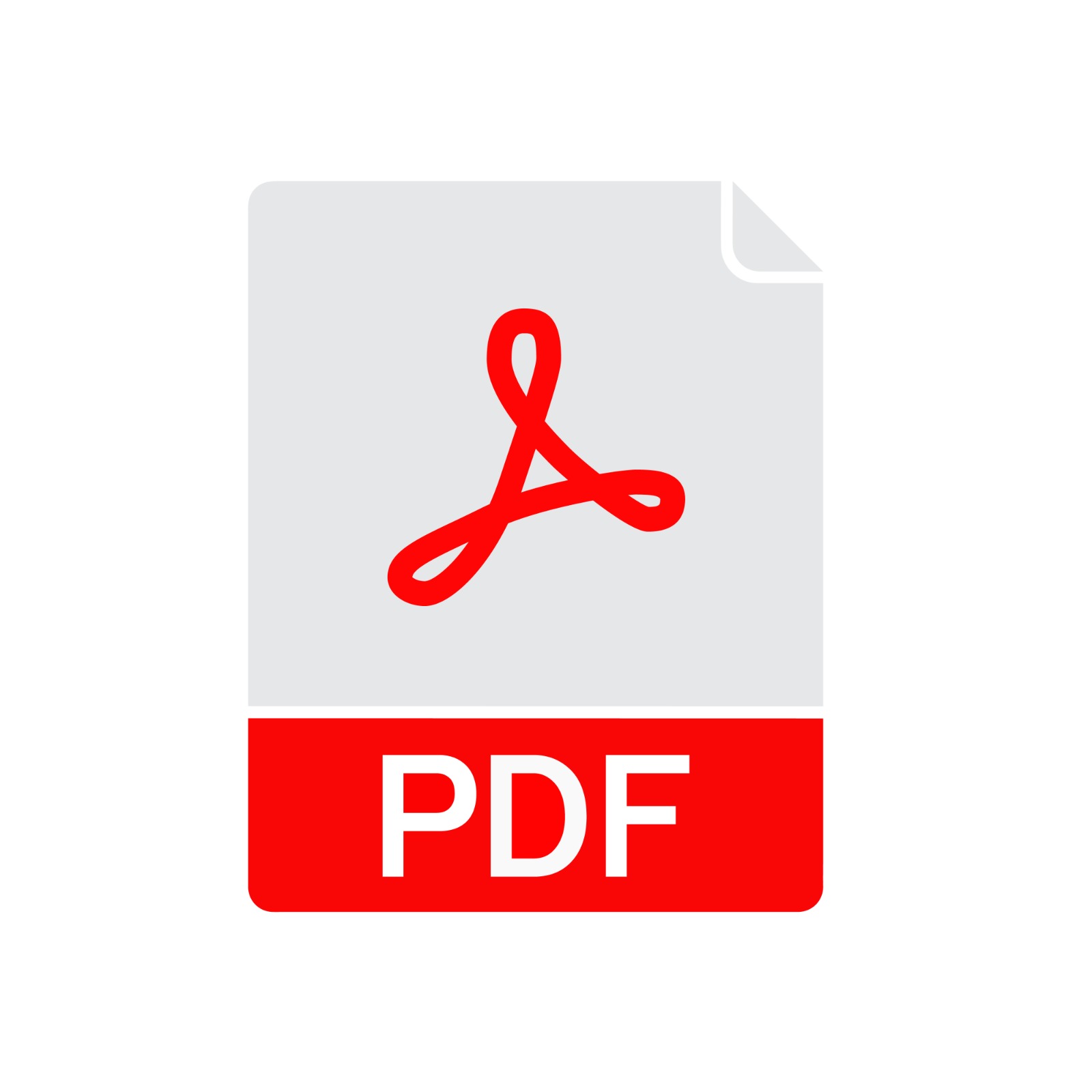 Imagem mostra o logotipo do formato de arquivo conhecido como PDF