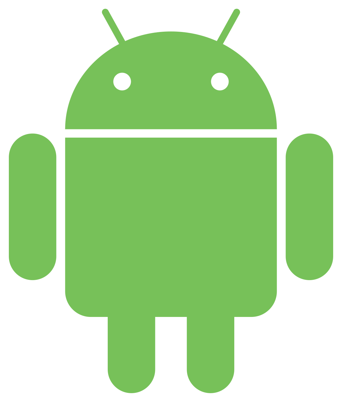Imagem mostra o robô que serve de logotipo ao Android