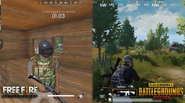 Android ou iOS pubg Free Fire