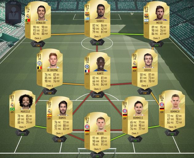 Dream Team - FIFA 18