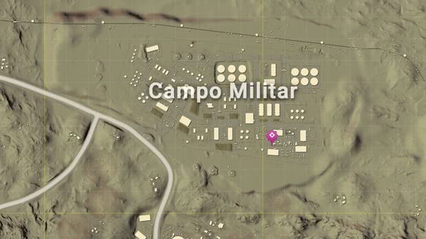 Campo Militar Mapa Miramar